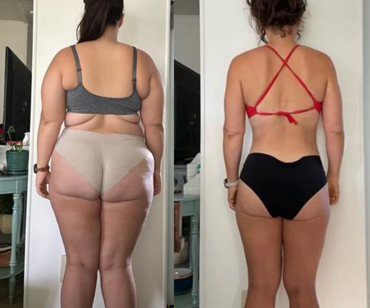 Female client transformations, before and after 5