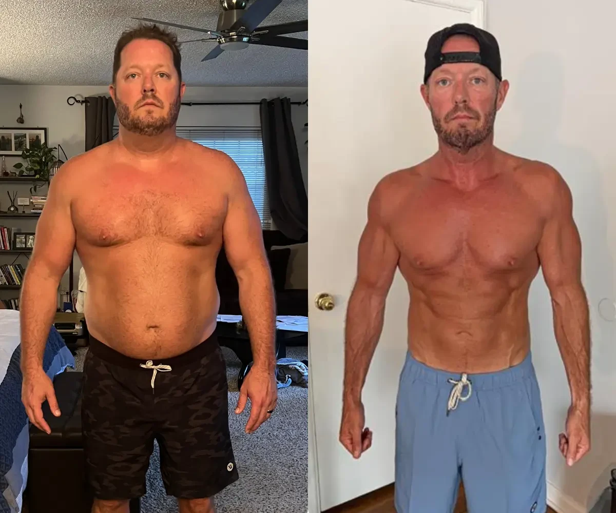 Client transformations, before and after 3