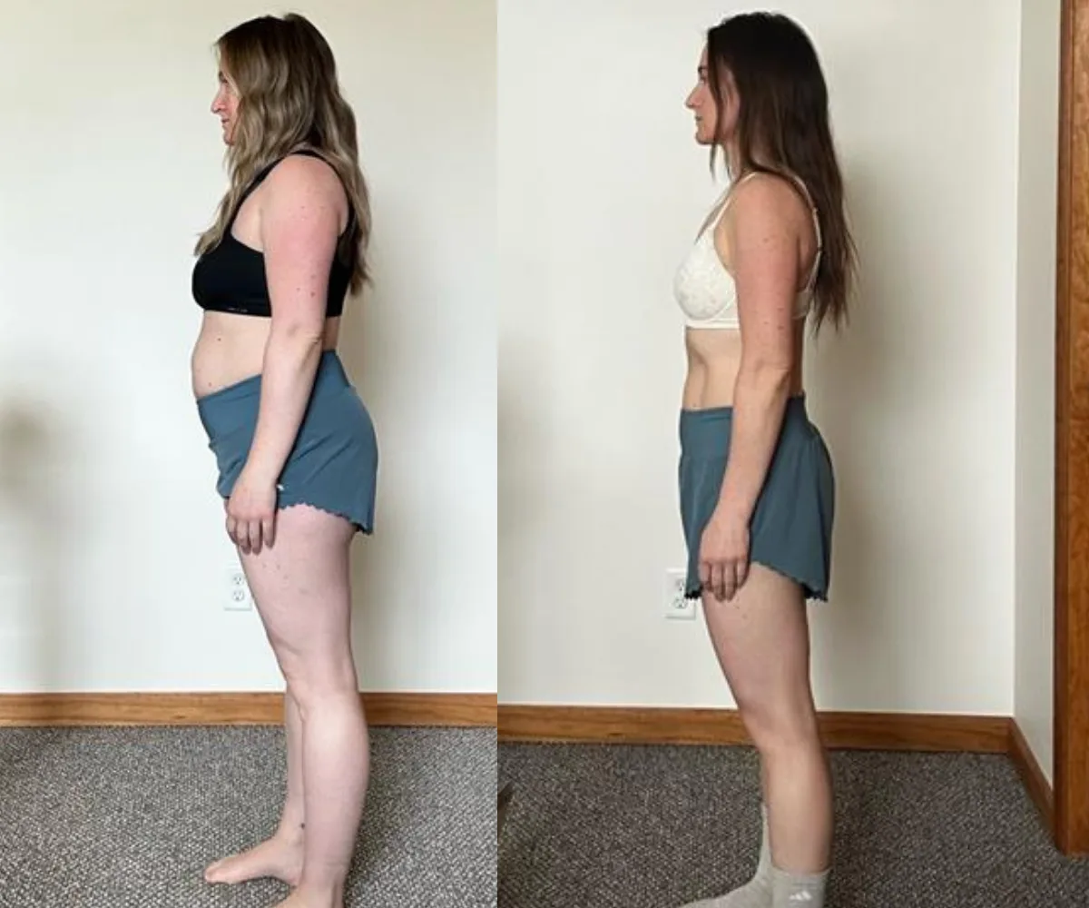 Female client transformations, before and after 3