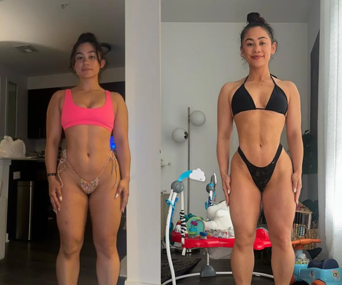 Female client transformations, before and after 6