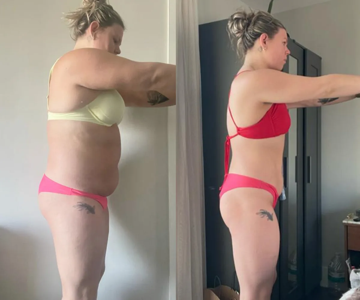 Female client transformations, before and after 7