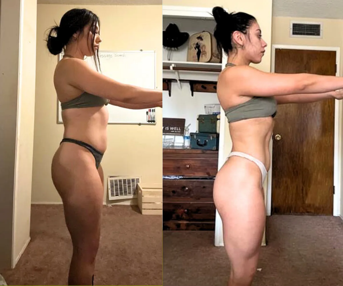 Female client transformations, before and after 8