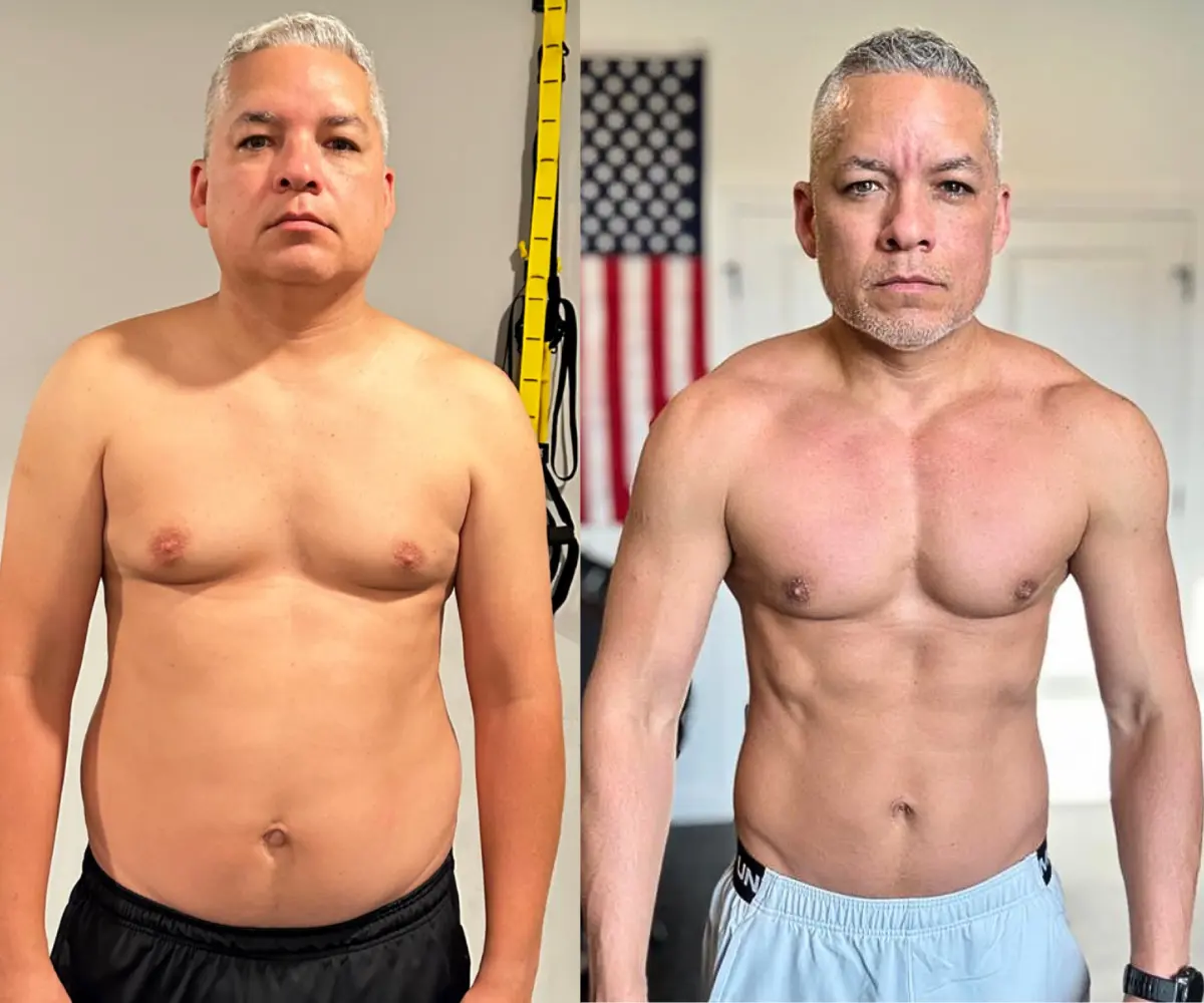 Client transformations, before and after 15