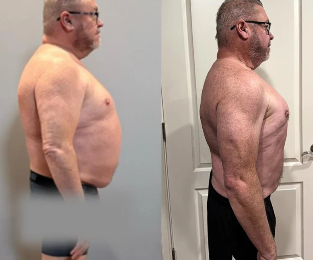 Client transformations, before and after 5